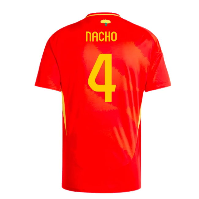 2024-2025 Spain Home Shirt (Nacho 4)-SoccerKits Hub | Buy Soccer Jerseys Online